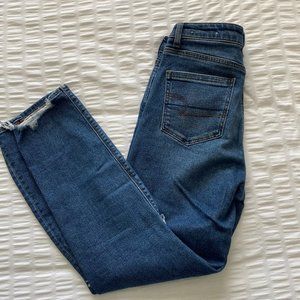 American Eagle Distressed Mom JEans